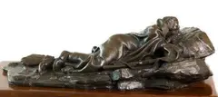 Anton van Wouw, The Scout, 1910, bronze with a brown patina