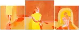 Robert Hodgins, Lyric Suite, triptych