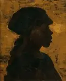 Pieter Wenning, A Head of an African Woman with a Head Scarf