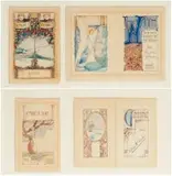 William Timlin, Two Christmas Cards 1910 and 1912