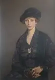John Henry Amshewitz, A Portrait of a Lady with a Blue Beret