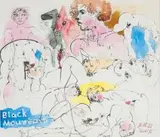 Black Mountain by Walter Battiss, pen and ink and watercolour, sold Nov 2011