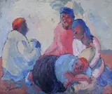 Iris Ampenberger, Four Women Resting