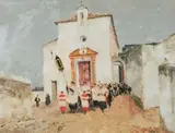 Terence McCaw, A Procession in a Spanish Village