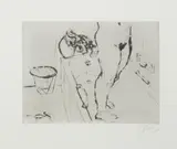 William Kentridge, Anne Standing in a Bath