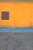 Douglas Portway, A Composition in Orange, Black and Blue
