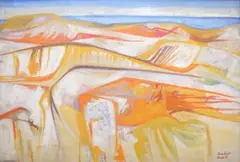Anna Vorster, Undulating Sands, oil on canvas