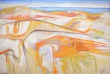 Anna Vorster, Undulating Sands, oil on canvas