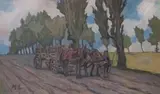 Maggie Laubser, Resting the Cart Horses