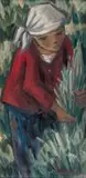 Hennie Niemann Snr, A Woman Picking Snake Grass