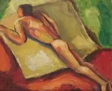 Alexis Preller, Sun Bathing