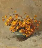 Adriaan Boshoff, A Still Life of Daisies in a Vase