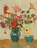 Gregoire Boonzaier, A Still Life of Spring Flowers