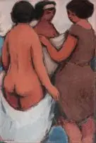 Eleanor Esmonde-White, The Bathers, oil on canvas