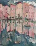 Irma Stern, Venice Reflections, oil on canvas
