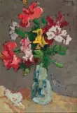 Gregoire Boonzaier, A Still Life of Hibiscus