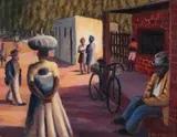 Gerard Sekoto, Outside the Shop