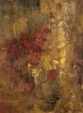 Frank Spears, A Still Life with Spring Flowers, oil on canvasboard