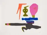 Untitled by Walter Battiss, silkscreen in colours, unframed, sold Sep 2011