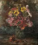 Otto Klar, Still Life of Flowers