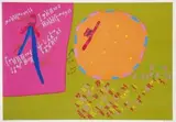 Magic Sticks by Walter Battiss, silkscreen in colours, sold Sep 2011