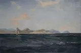 Cathcart William Methven, Cape of Good Hope from the Sea, oil on canvas