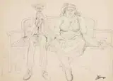 Eugene Labuschagne, Girlie and Mr Bezuidenhout, pencil