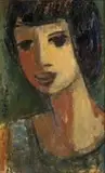 Carl Büchner, Portrait of a Girl