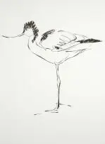 Dylan Lewis, Avocet, serigraph