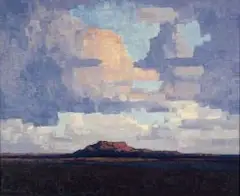 Jacobus Hendrik Pierneef, Karoo, oil on board
