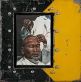 Willie Bester, The Haircut, oil on canvas laid down on board, in a painted metal frame