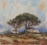 Nita Spilhaus, Cottages Beneath the Trees