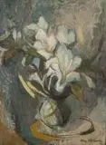 May Hillhouse, A Vase of Azaleas