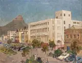 Gregoire Boonzaier, Buitenkant Street, looking towards Lion's Head