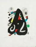 La Melodie Acide IV by Joan Miró, 1980, lithograph in colour, sold May 2011