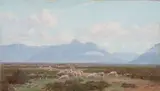 Jan Ernst Abraham Volschenk, Sheep on the Veld
