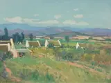 An Extensive Landscape, McGregor by Piet van Heerden, oil on canvas laid down on board, sold May 2011
