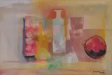 Cecil Skotnes, A Still Life with Fruit and Vessels
