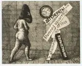 Damned Squares of the Shameless City by William Kentridge, lithograph, sold May 2011