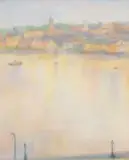 Maud Sumner, The Golden Thames, oil on canvas