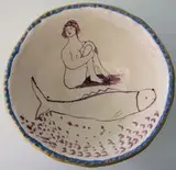 Hylton Nel, A Seated Nude Woman and a Fish