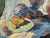 Alexander Rose-Innes, A Ginger Bowl and Fruit