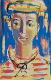 Gerard Sekoto, Head of a Young Girl