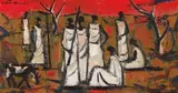 Maurice van Essche, Congolese Figures with a Goat