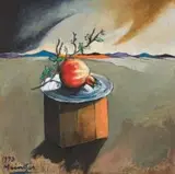 Johannes Meintjes, Pomegranate in a Landscape (Strange Landscape) (JM 122)