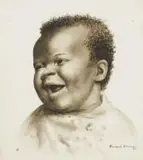 Gerard Bhengu, Portrait of a Smiling Baby