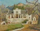 Tokai Manor by Terence McCaw, oil on canvasboard, offered Mar 2011