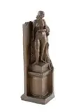 Moses Kottler, Maquette for "Painting", bronze with rich brown patina