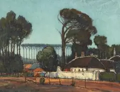 Pieter Wenning, At Claremont, CP, oil on canvas