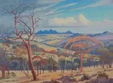 Jacobus Hendrik Pierneef, Extensive Landscape Northern Transvaal, oil on canvas